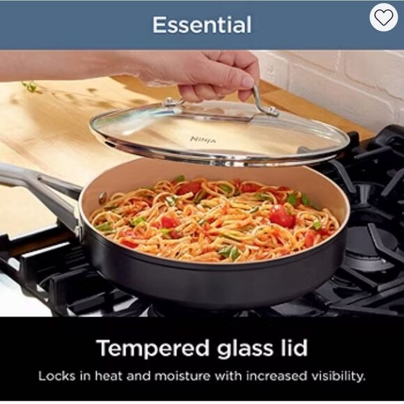 Ninja Extended Life Ceramic Non-Stick 9 1/2" Fry Pan - Picture 7 of 13